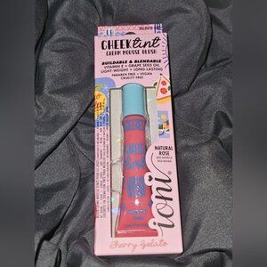 Ioni Cheek Tint Cream Mousse Blush - Cherry Gelato- Natural Rose 0.34oz BNIB
